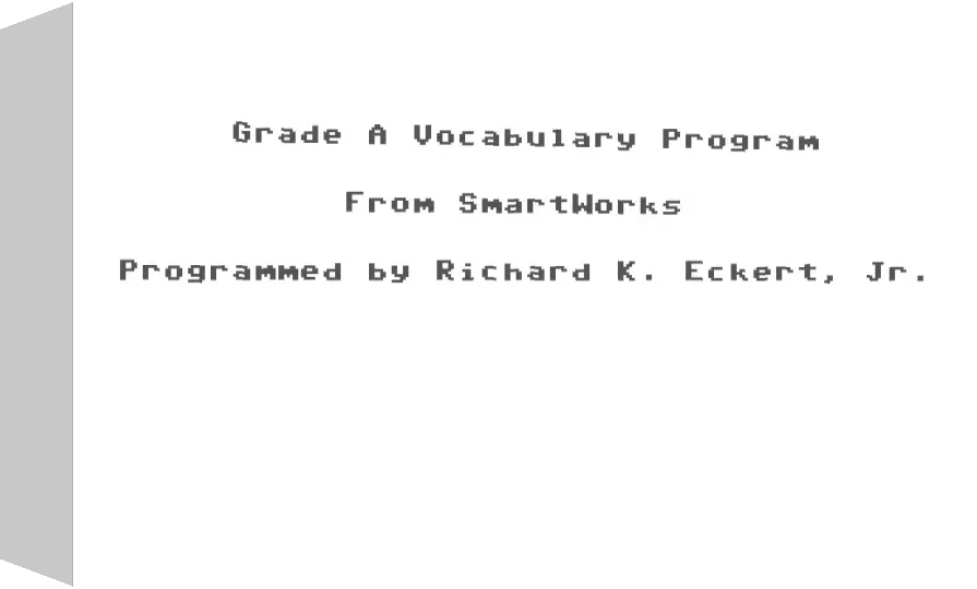 Grade A Vocabulary Program — box-3D (WOR)