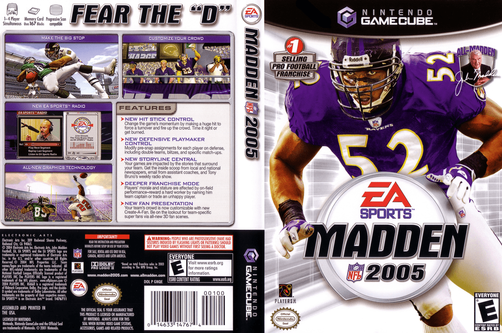 Madden NFL 2005 — box-texture (US)