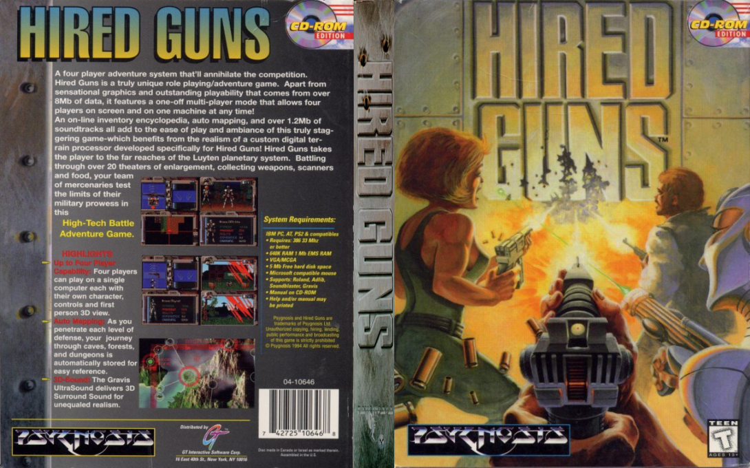 Hired Guns — box-texture (US)