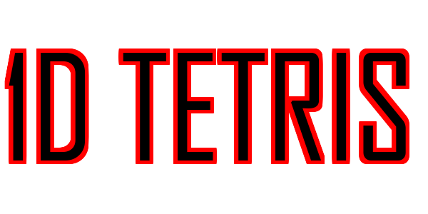 1D Tetris — wheel-hd (SS)