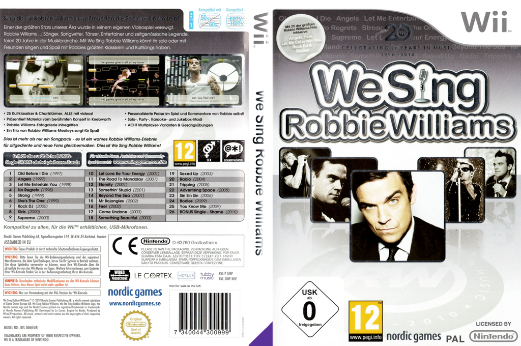 We Sing Robbie Williams — box-texture (DE)