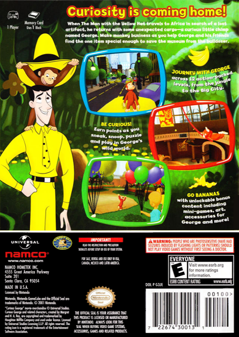 Curious George — box-2D-back (US)