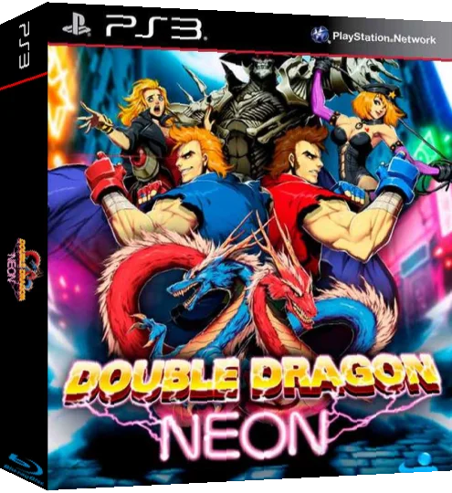 Double Dragon Neon — box-3D (US)