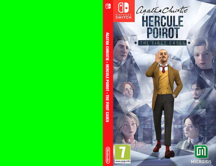 Agatha Christie - Hercule Poirot - The First Cases — box-texture (EU)