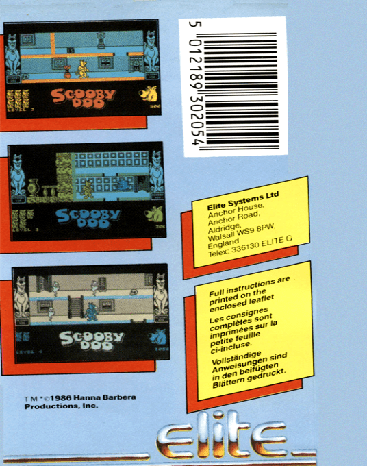 Scooby Doo — box-2D-back (EU)