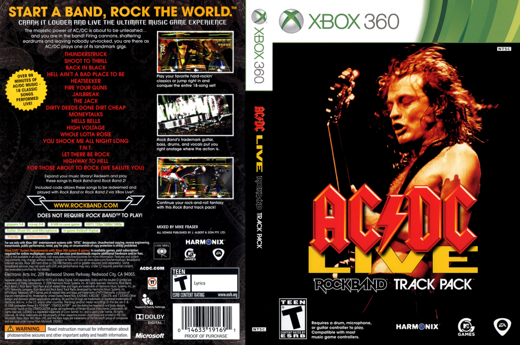 AC-DC Live - Rock Band — box-texture (US)