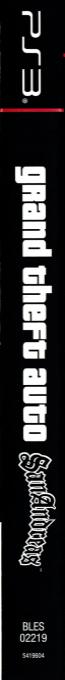 Grand Theft Auto - San Andreas — box-2D-side (DE)