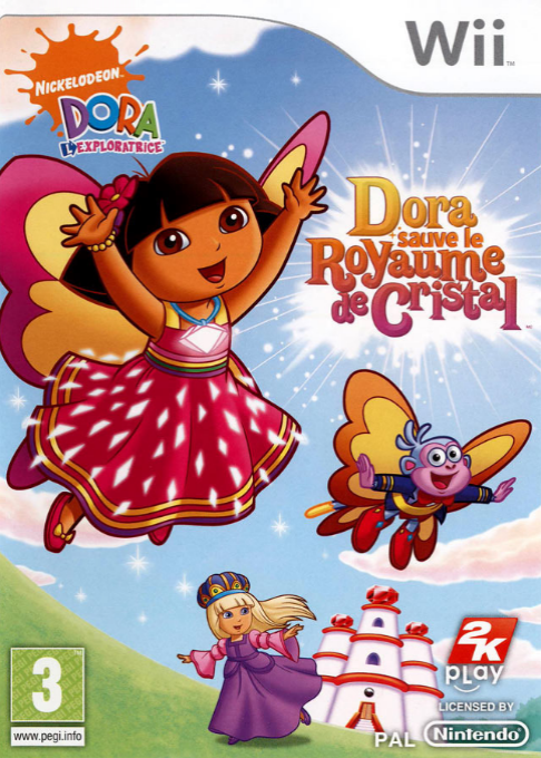 Nickelodeon Dora the Explorer - Dora Saves the Crystal Kingdom — box-2D (FR)