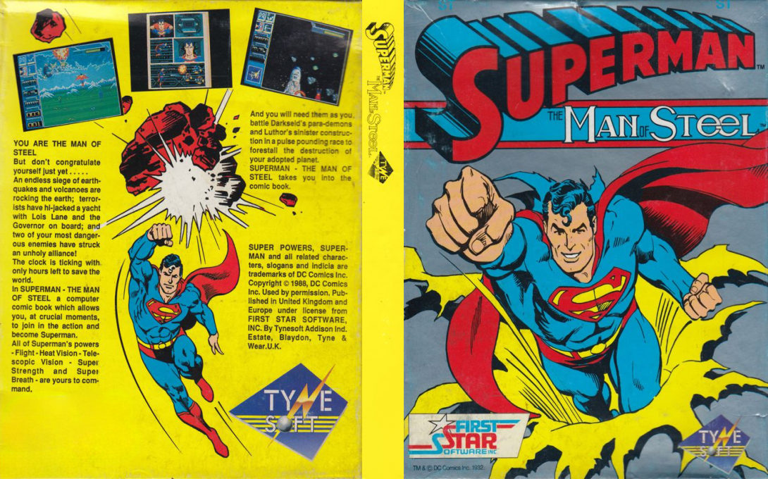 Superman - The Man Of Steel — box-texture (EU)