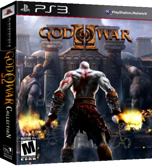 God of War II HD — box-3D (US)