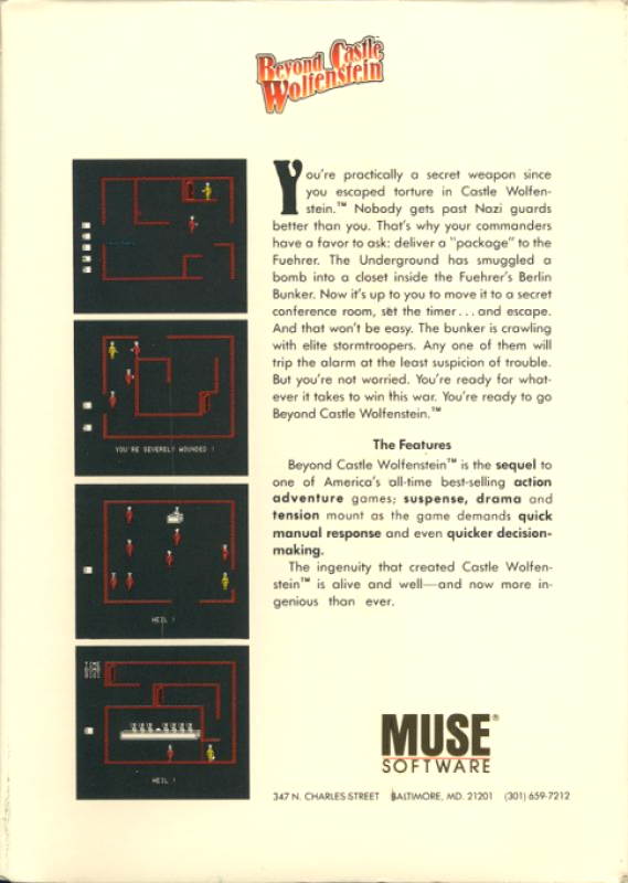 Beyond Castle Wolfenstein — box-2D-back (US)