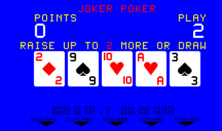 Joker Poker With Hi-Lo Double-Up — ss (WOR)