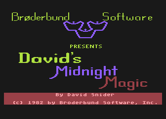 David's Midnight Magic — sstitle (WOR)