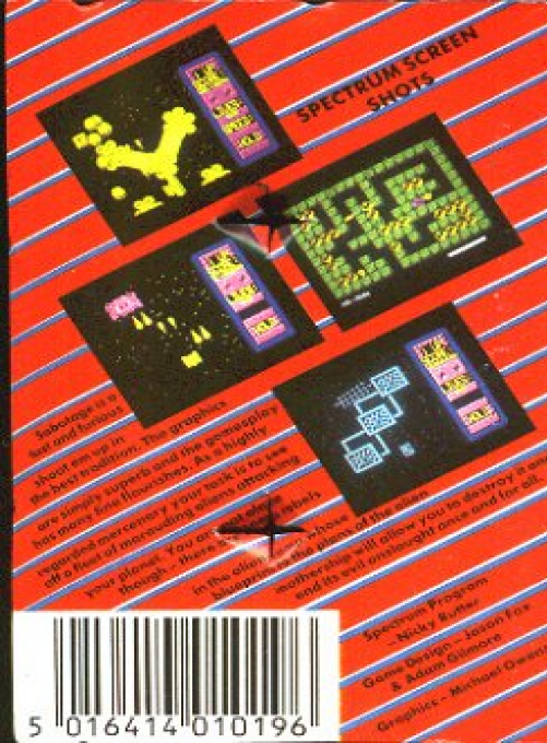 Sabotage — box-2D-back (EU)