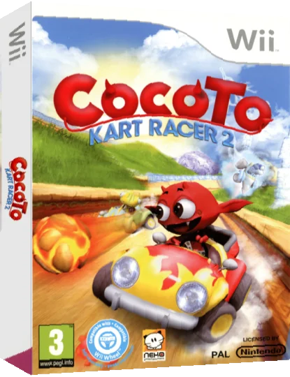Cocoto Kart Racer 2 — box-3D (EU)