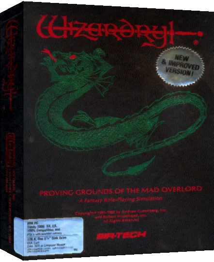 Wizardry - Proving Grounds of the Mad Overlord — box-3D (US)