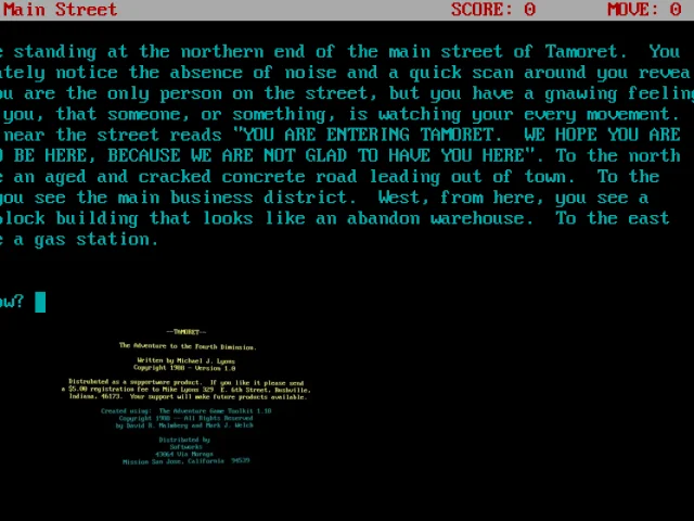 Tamoret : The Adventure to the Fourth Dimension — mixrbv2 (WOR)