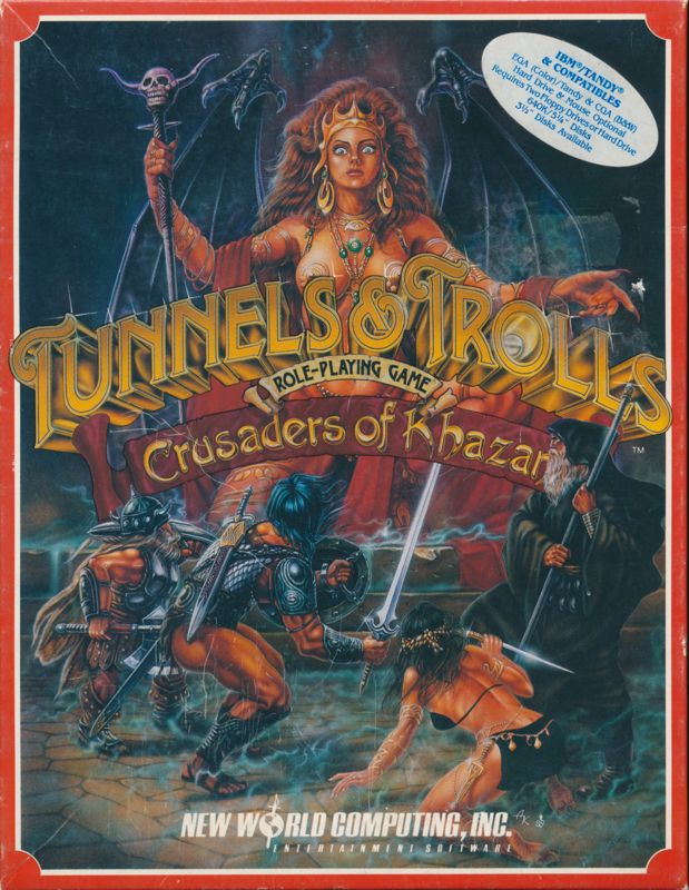 Tunnels And Trolls - Crusaders Of Khazan — box-2D (EU)