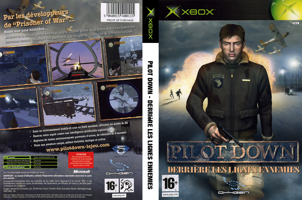 Pilot Down - Derrière Les Lignes Ennemies — box-texture (FR)