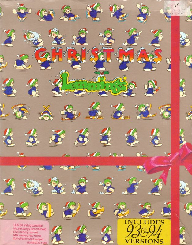 Christmas Lemmings — box-2D (EU)