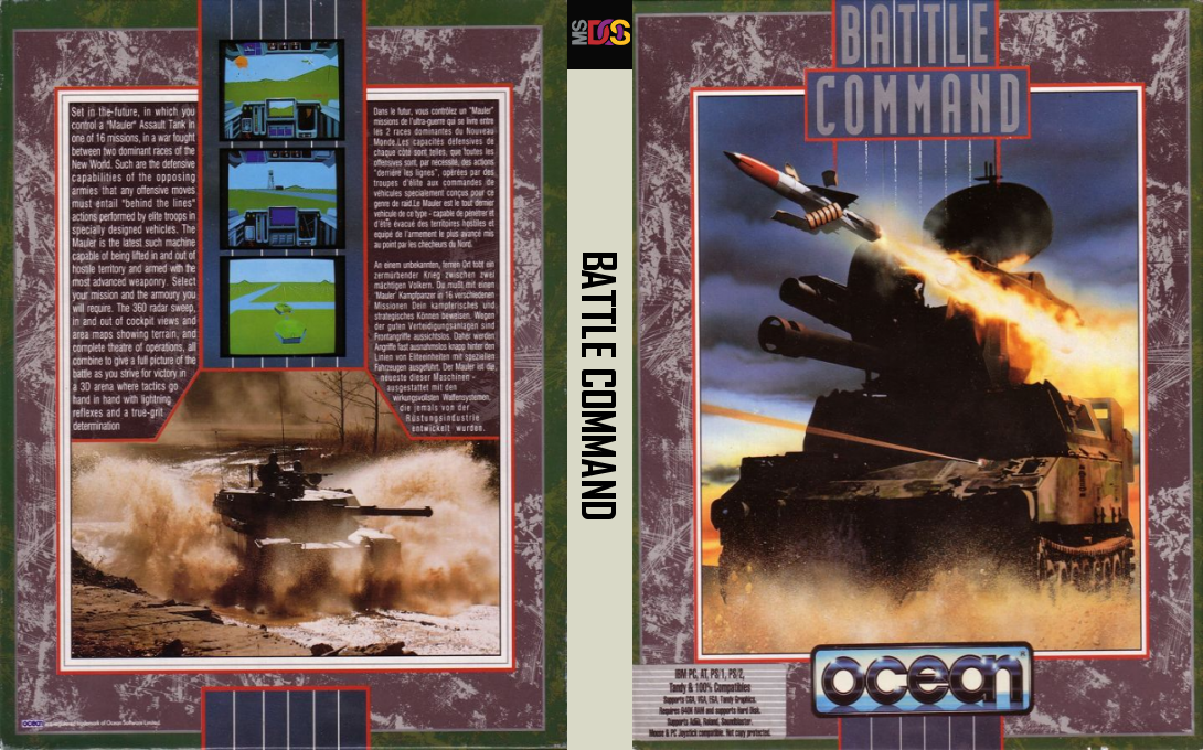 Battle Command — box-texture (EU)