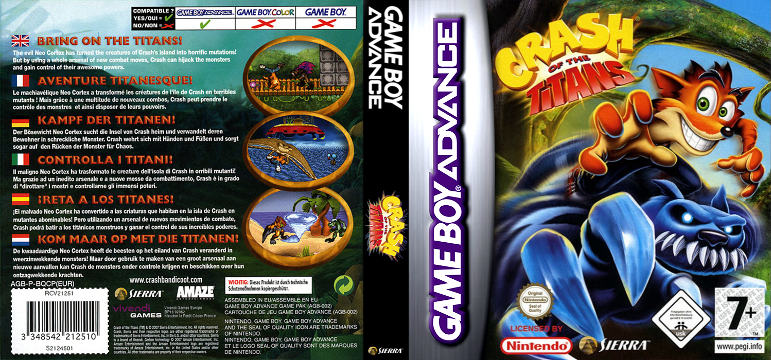 Crash Of The Titans — box-texture (EU)