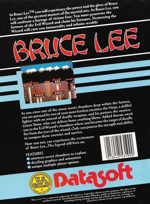 Bruce Lee — box-2D-back (EU)
