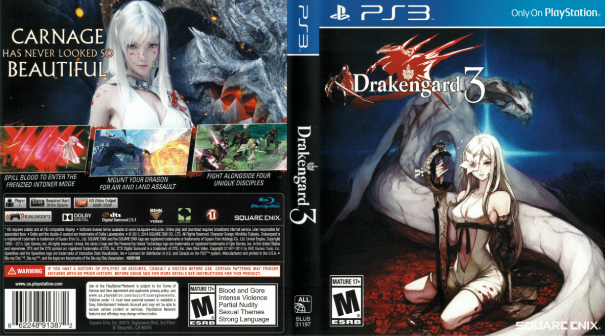 Drakengard 3 — box-texture (US)