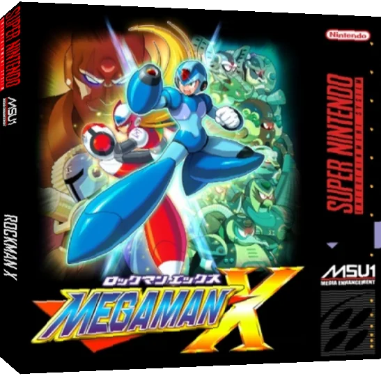 Rockman X — box-3D (WOR)