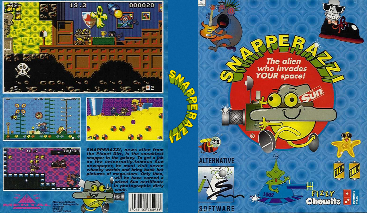 Snapperazzi - The Alien Who Invades Your Space! — box-texture (EU)