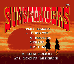 Sunset Riders — sstitle (WOR)