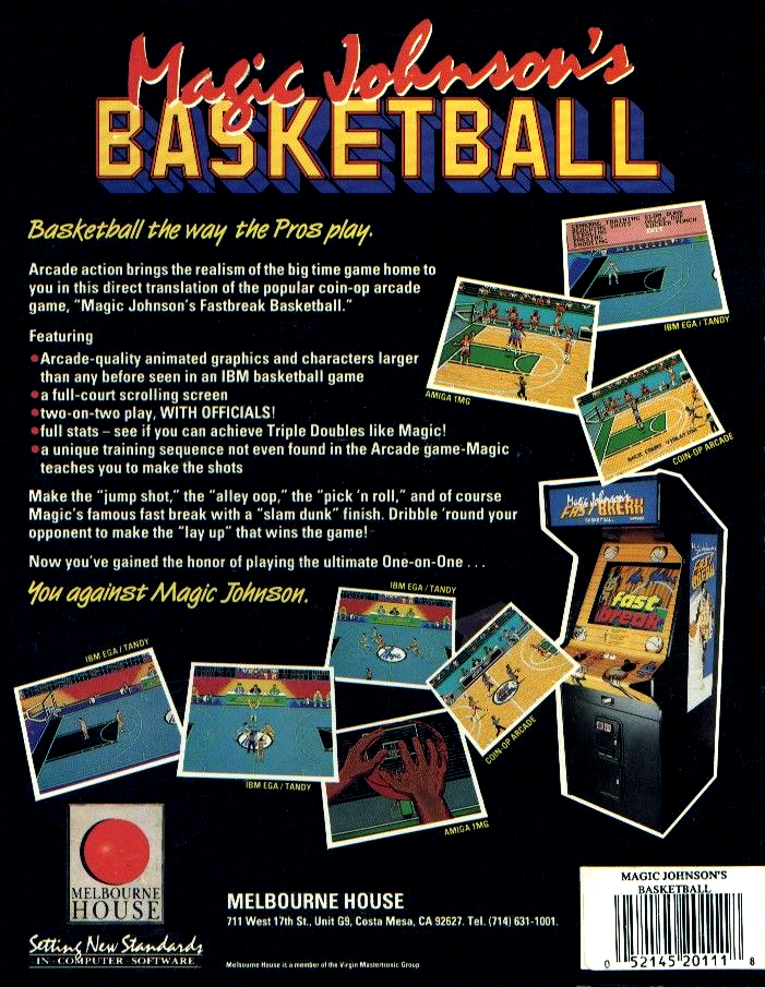 Magic Johnson's Basketball — box-2D-back (EU)