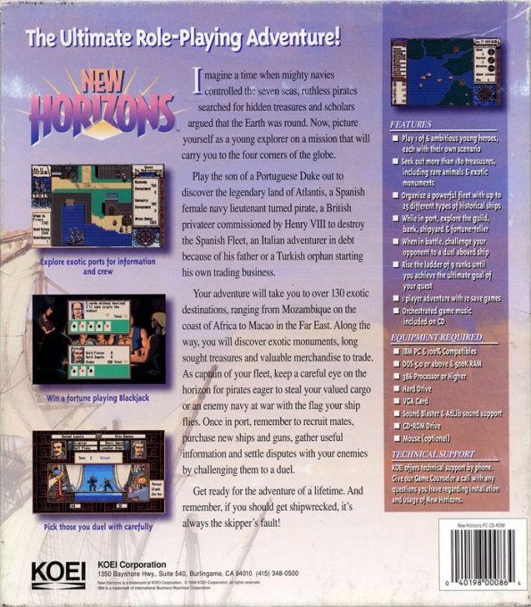New Horizons — box-2D-back (US)