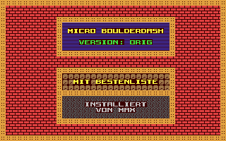 Micro Boulderdash Orig — sstitle (DE)