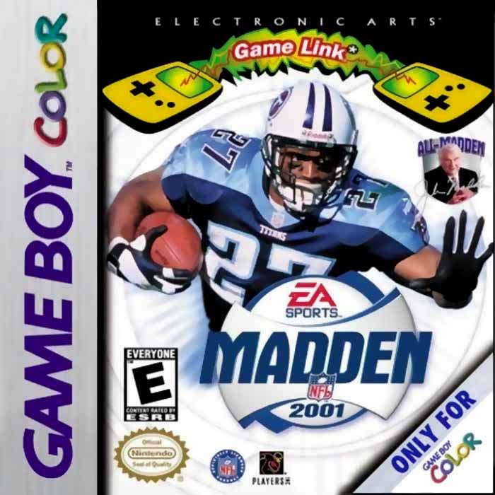 Madden Nfl 2001 box art