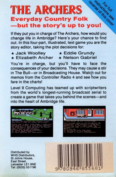 Archers, The — box-2D-back (EU)