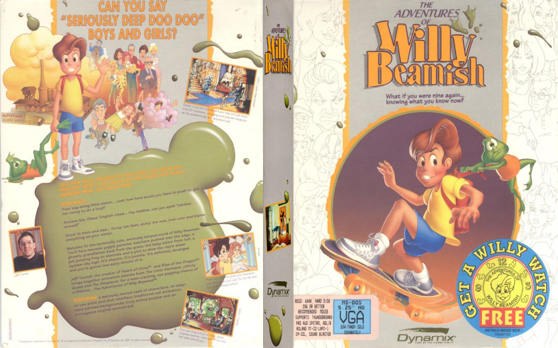 Adventures Of Willy Beamish, The — box-texture (US)