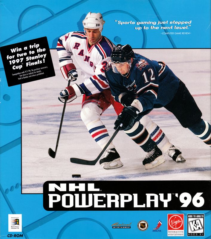 NHL Powerplay '96 box art