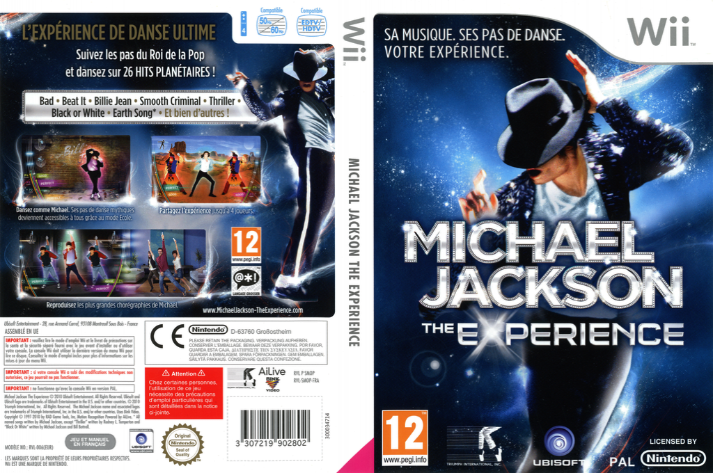 Michael Jackson - The Experience — box-texture (FR)