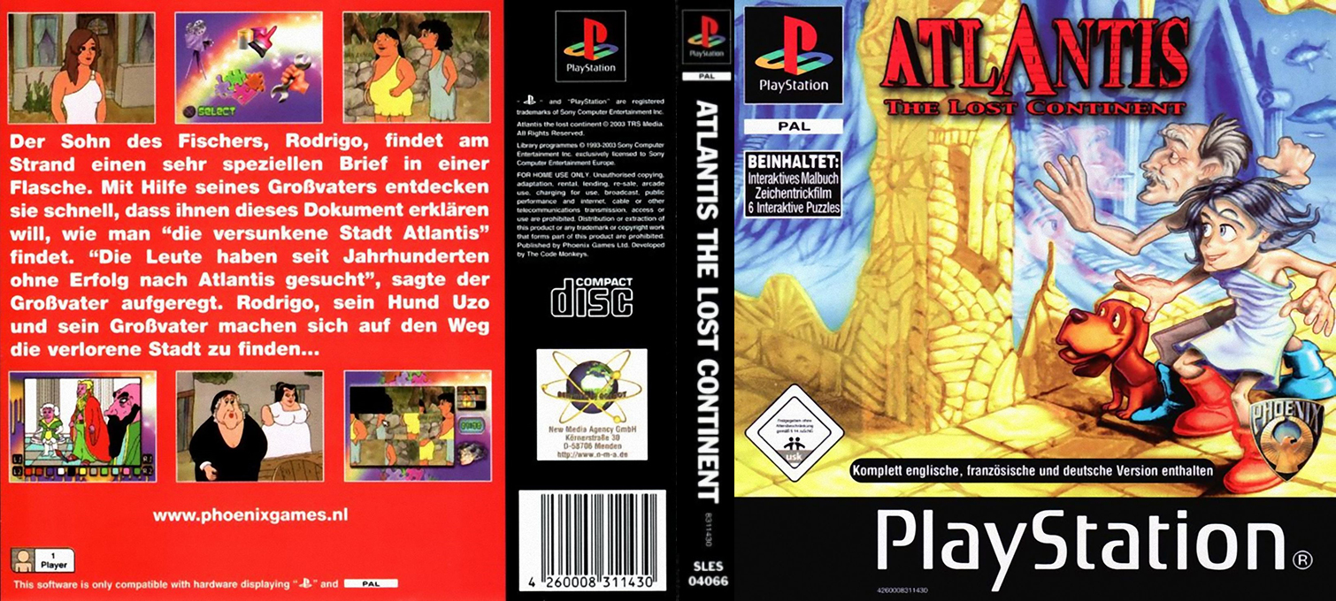 Atlantis The Lost Continent — box-texture (DE)