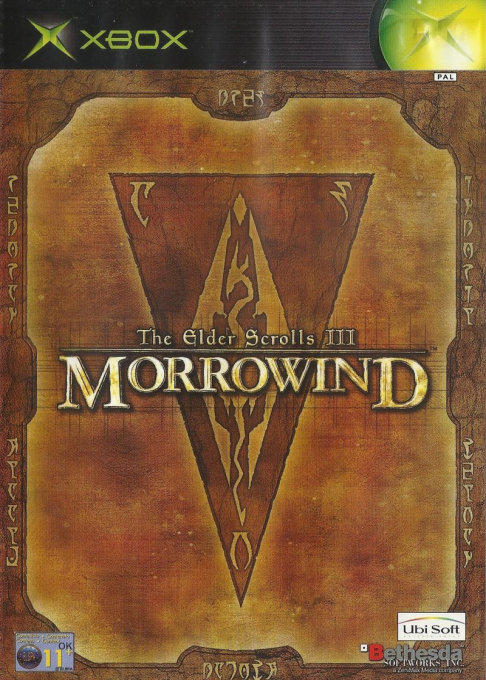 Elder Scrolls III, The - Morrowind - Game of the Year Edition — box-2D (UK)
