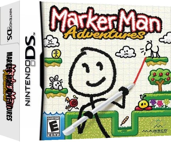 Marker Man Adventures — box-3D (US)