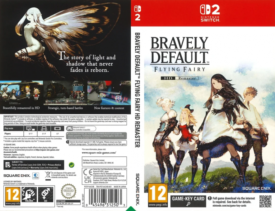 Bravely Default - Flying Fairy HD Remaster — box-texture (EU)