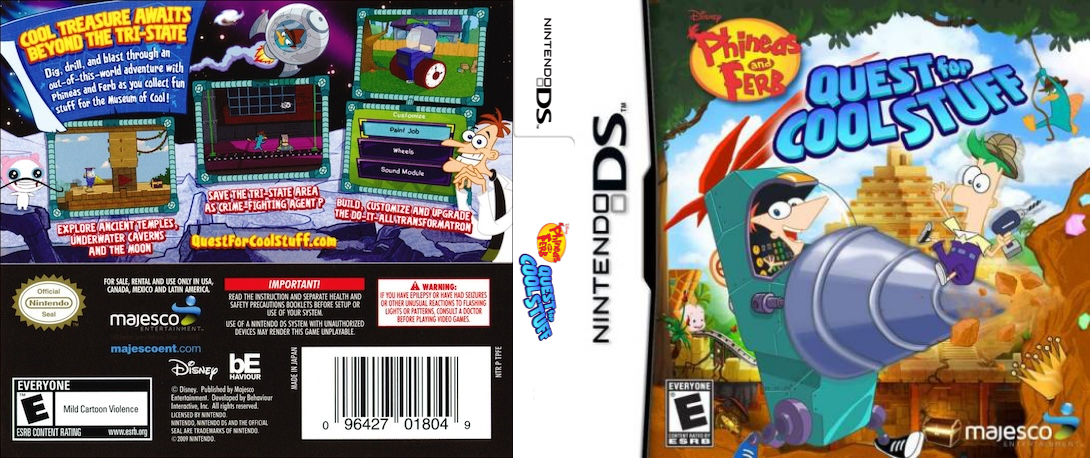 Phineas and Ferb - Quest for Cool Stuff — box-texture (US)