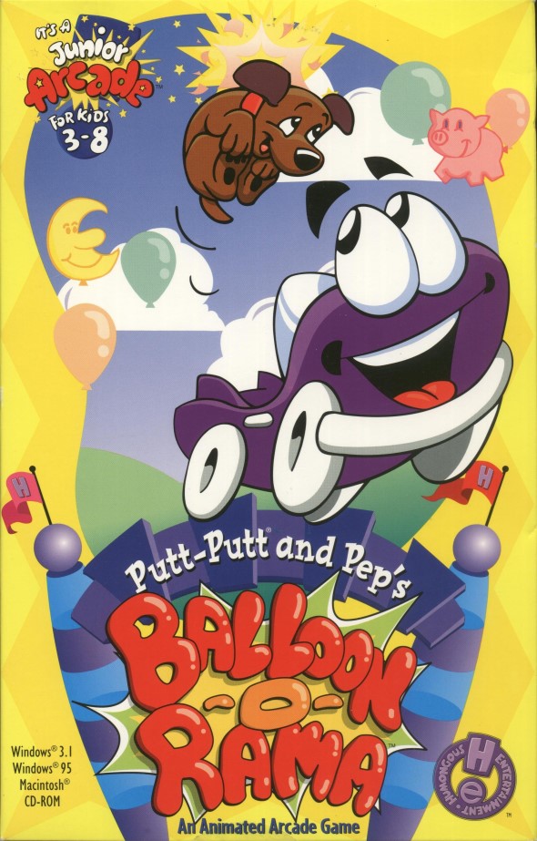 Putt-Putt and Pep's Balloon-o-Rama box art