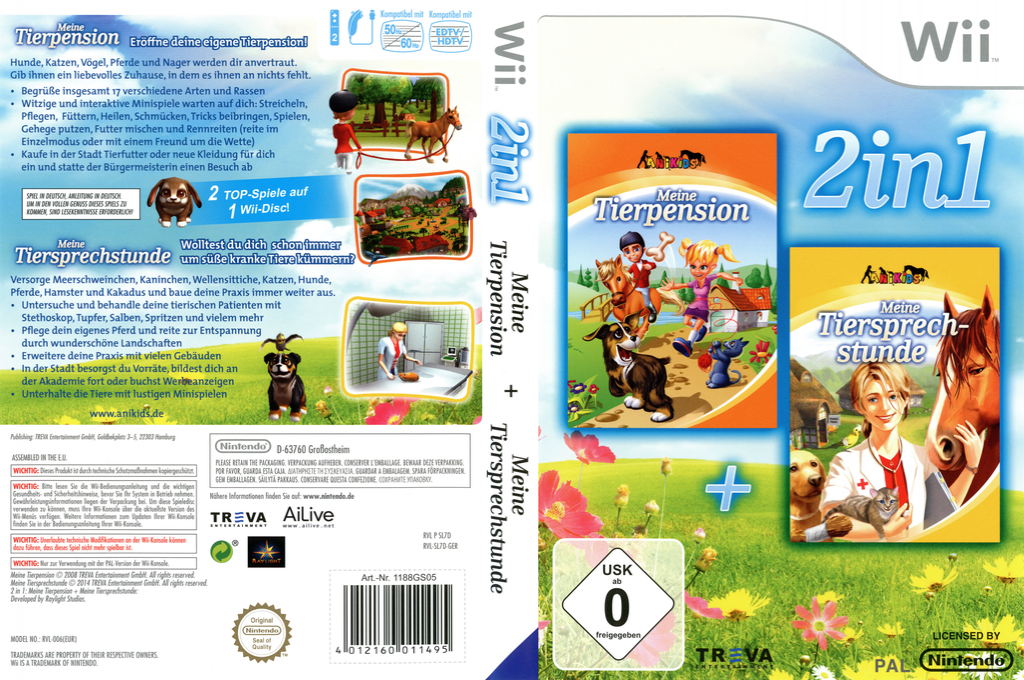 2 in 1 - Meine Tierpension + Meine Tiersprechstunde — box-texture (EU)