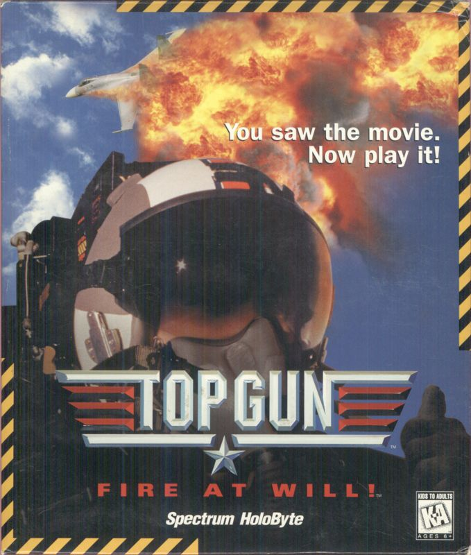 Top Gun - Fire at Will! box art