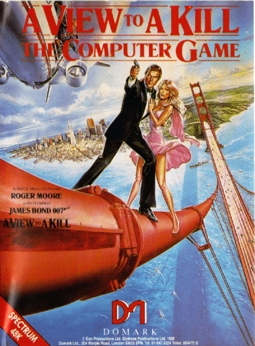 A View to a Kill - The Computer Game box art