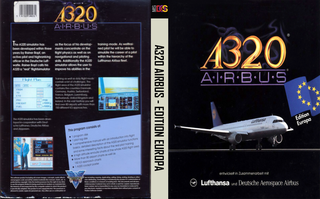 A320 Airbus - Edition Europa — box-texture (EU)