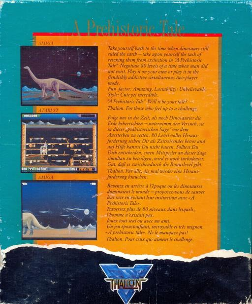 Prehistoric Tale, A — box-2D-back (WOR)